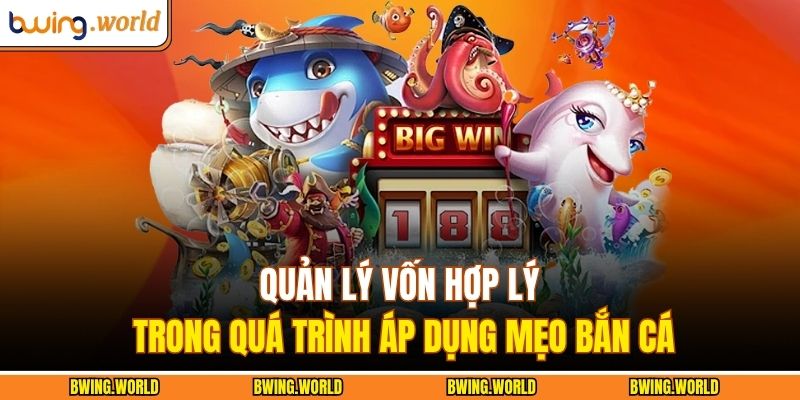 Quản lý vốn hợp lý trong quá trình áp dụng mẹo bắn cá